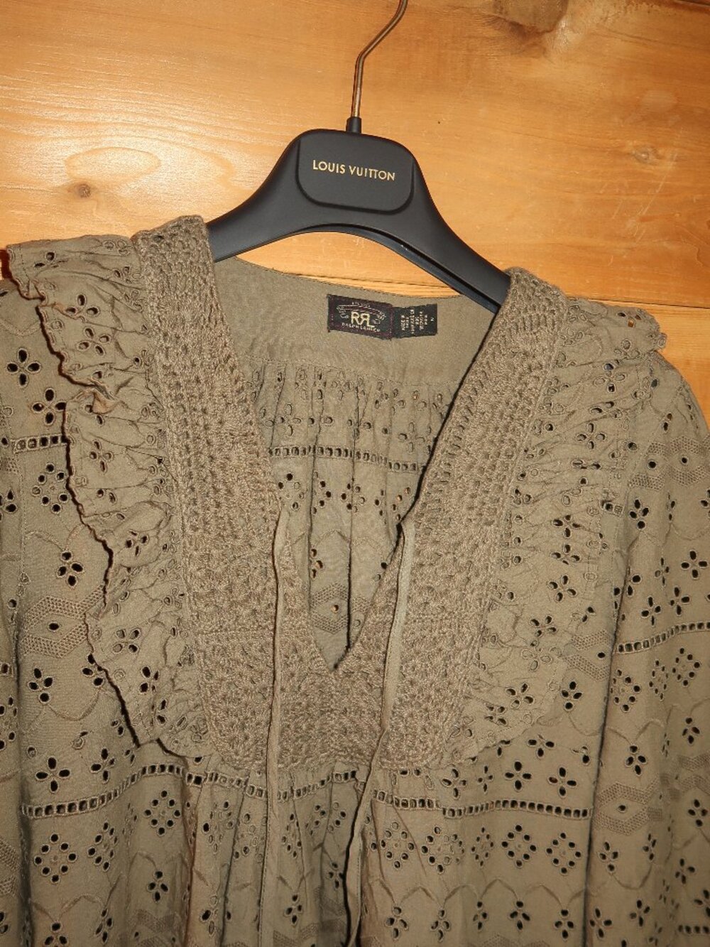 NEW RRL Ralph Lauren Eyelet Embroidered Blouse - Picture 9 of 15
